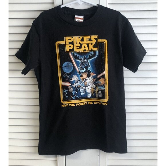 Pikes Peak Colorado Size M Star Wars Parody Tee - Picture 1 of 4